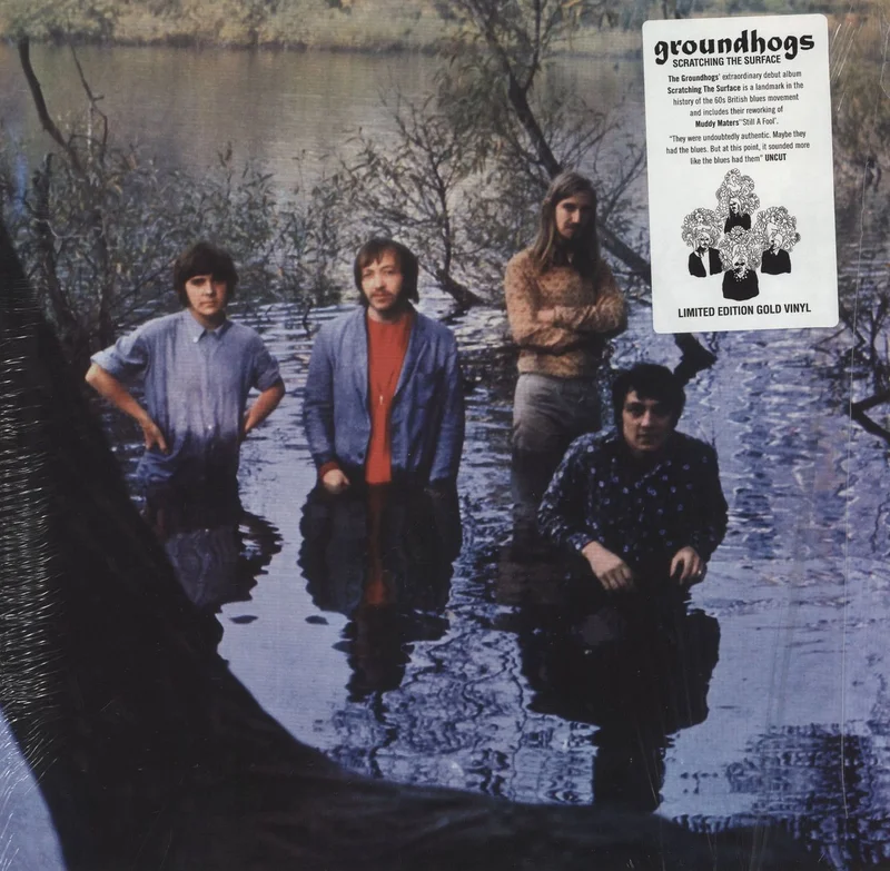 The Groundhogs Scratching The Surface - Gold Vinyl + Opened Shrink UK Vinyl LP