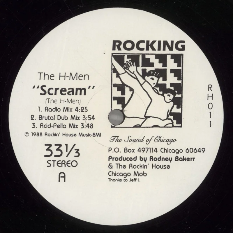 The H-Men Scream US 12" vinyl