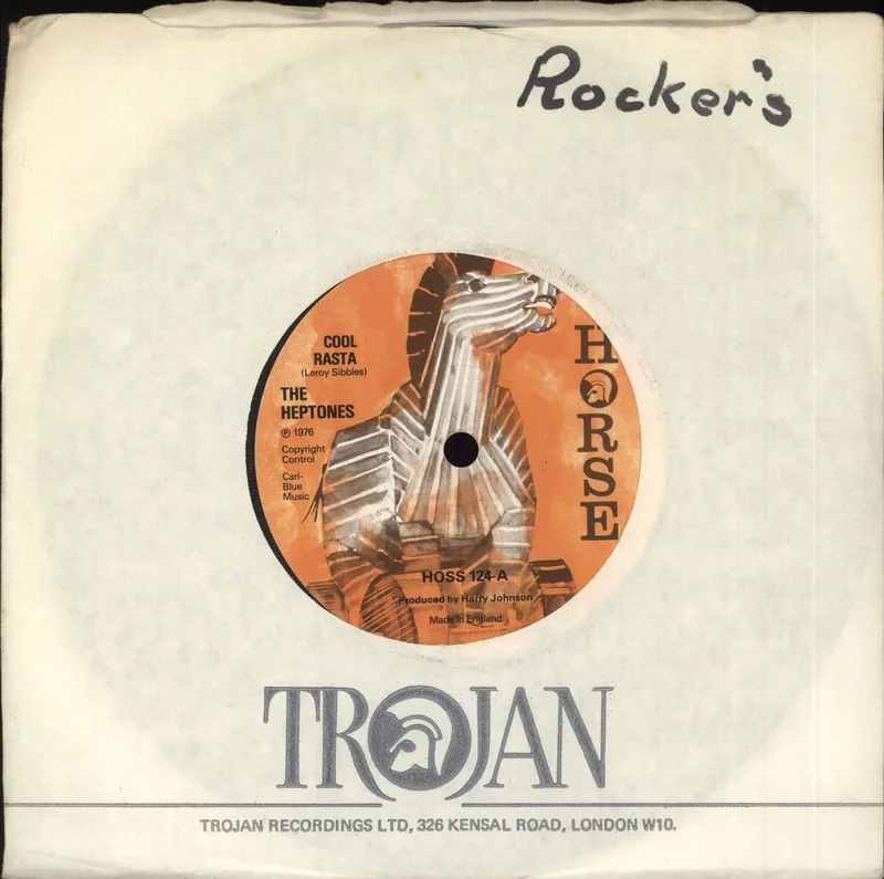 The Heptones Cool Rasta UK 7" vinyl