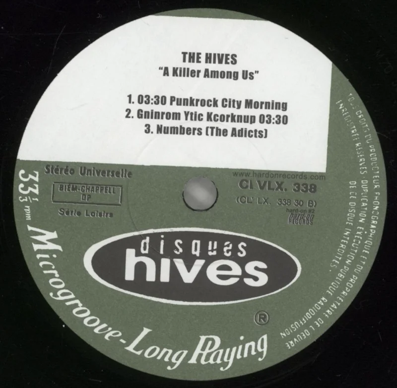 The Hives A Killer Among Us Swedish 7" vinyl