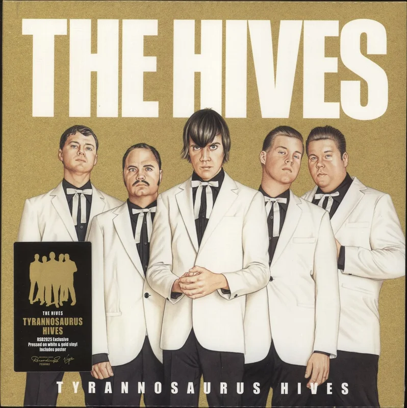The Hives Tyrannosaurus Hives - RSD - Gold & White Split Vinyl - Sealed UK Vinyl LP
