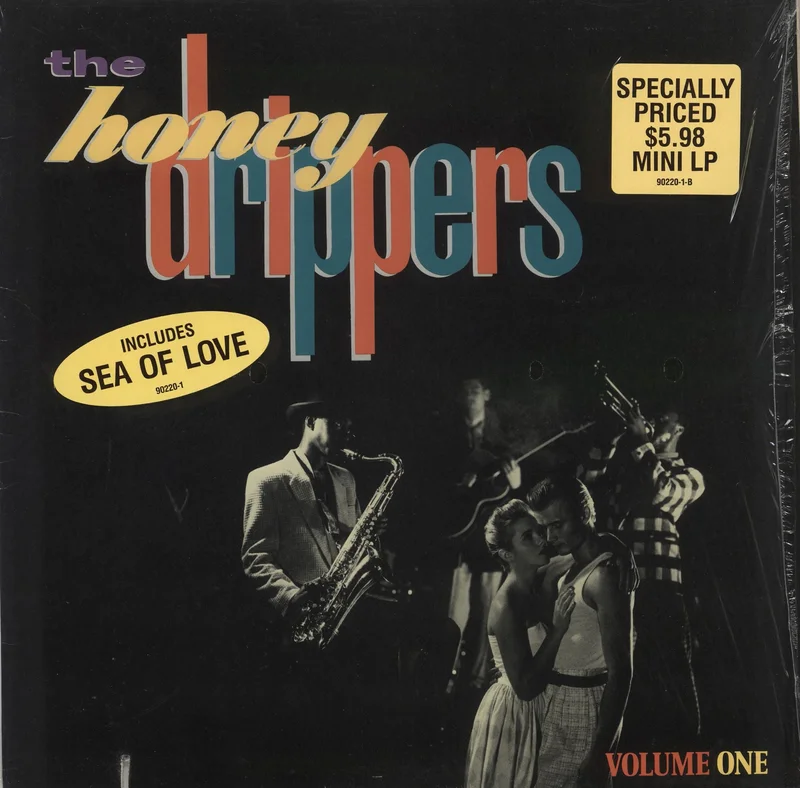 The Honeydrippers Volume One - stickered shrink US 12" vinyl