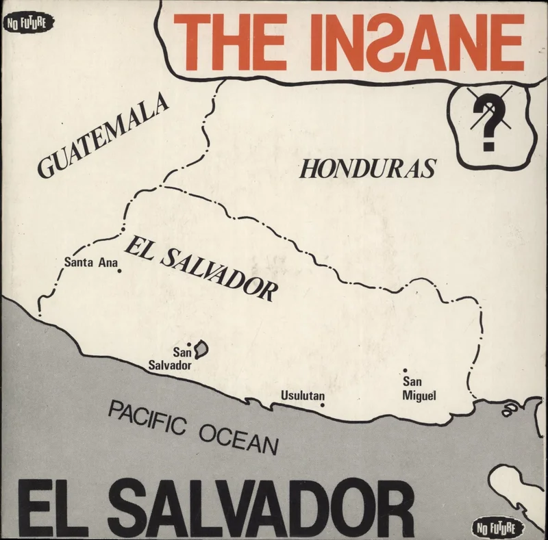 The Insane El Salvador UK 7" vinyl