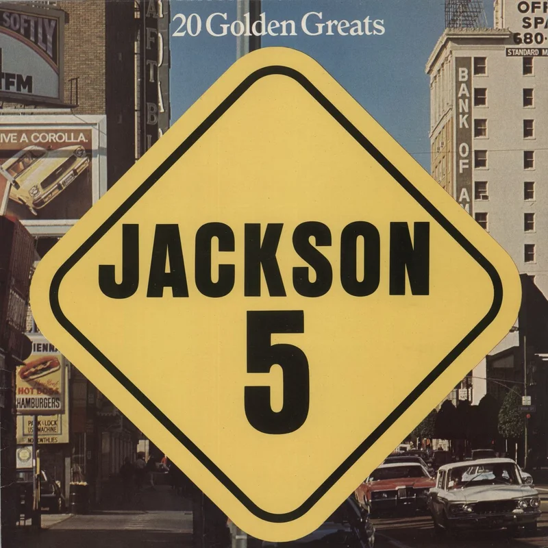 The Jackson Five 20 Golden Greats - glossy p/s UK Vinyl LP