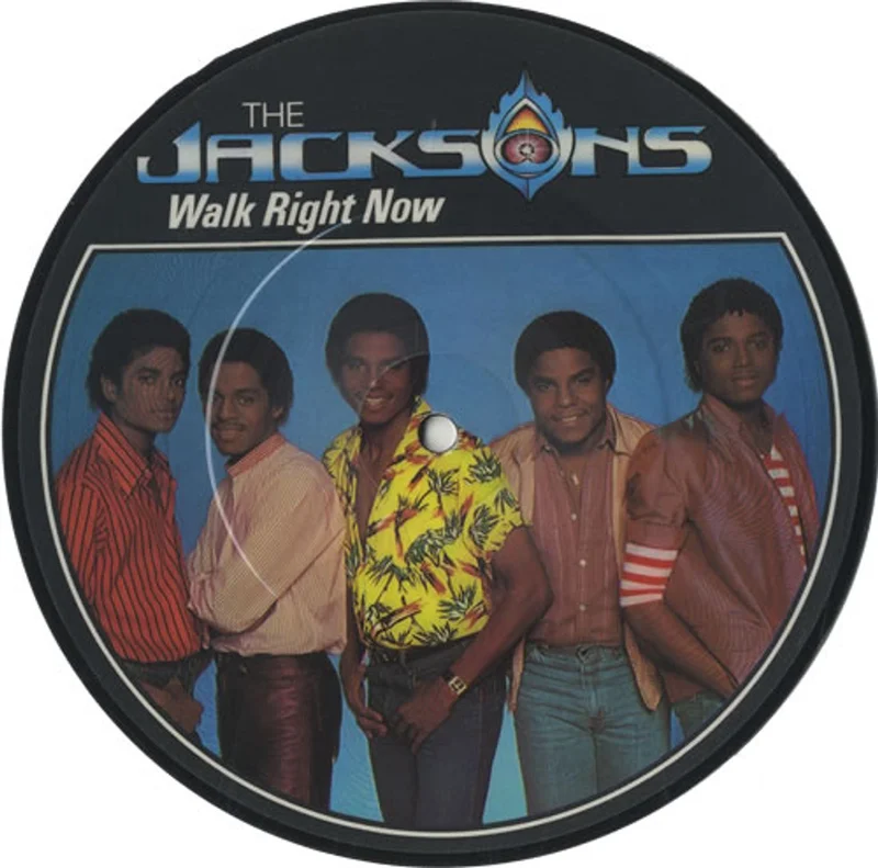 The Jackson Five Walk Right Now UK 7" picture disc