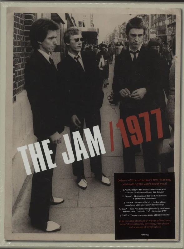 The Jam 1977 - 40th Anniversary 4-CD/1-DVD - Sealed box UK 5-CD set