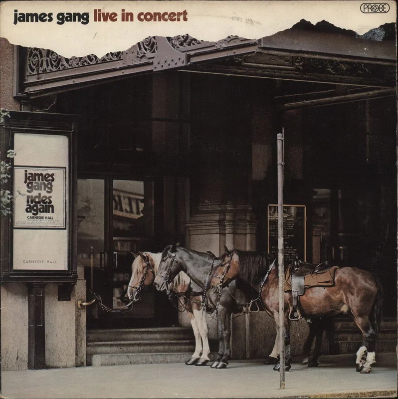 The James Gang Live In Concert - VG UK Vinyl LP