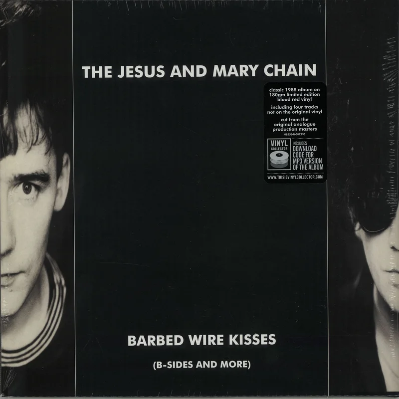 The Jesus & Mary Chain Barbed Wire Kisses - 180gm Blood Red Vinyl - sealed + Hype Sticker UK 2-LP vinyl set