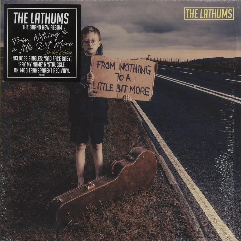 The Lathums From Nothing To A Little Bit More - Red Vinyl + Poloroid + Autographed Print UK Vinyl LP