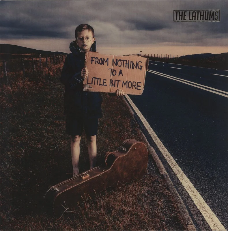 The Lathums From Nothing To A Little Bit More - Yellow & Black Splatter - Autographed Print UK Vinyl LP