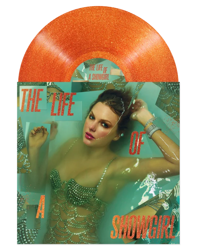 The Life of a Showgirl: Sweat and Vanilla Perfume Portofino Orange Glitter Vinyl