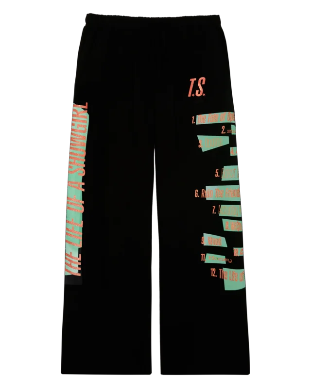 The Life of a Showgirl Tracklist Black Sweatpants