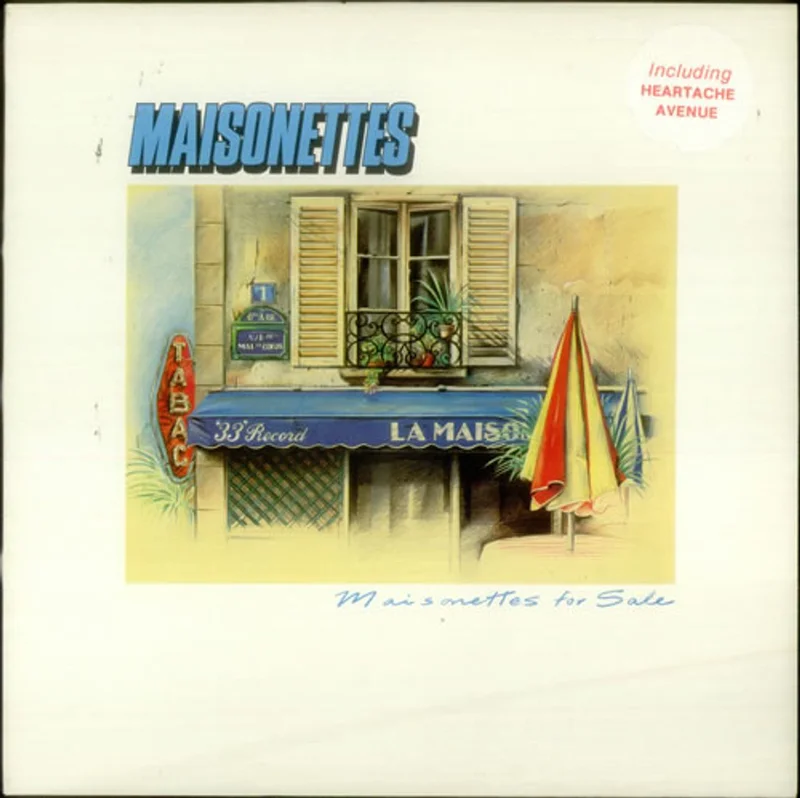 The Maisonettes Maisonettes For Sale - Stickered sleeve UK Vinyl LP