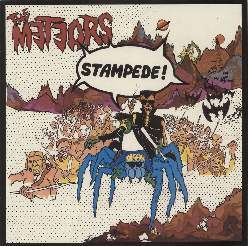 The Meteors (80s) Stampede! - EX UK Vinyl LP