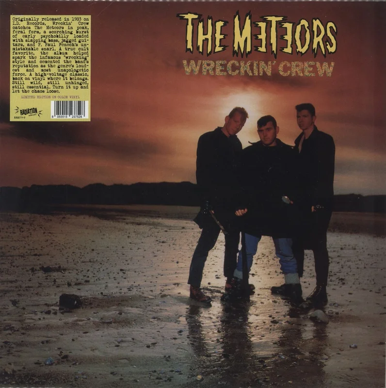 The Meteors (80s) Wreckin' Crew - Purple Marbled Vinyl Italian Vinyl LP