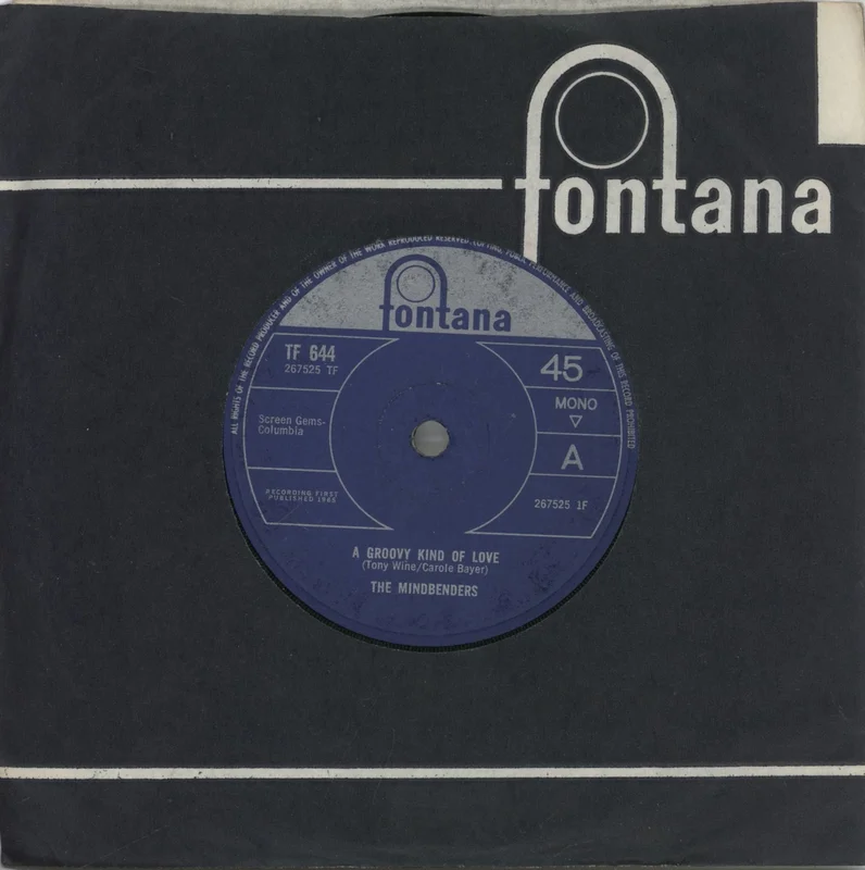 The Mindbenders A Groovy Kind Of Love - Solid Centre UK 7" vinyl