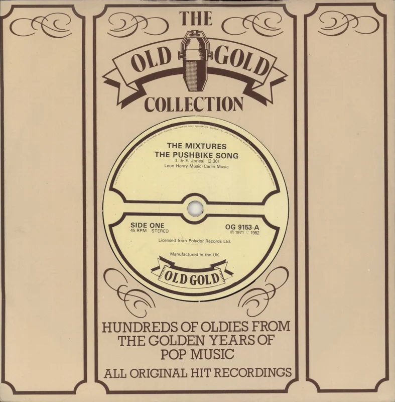 The Mixtures The Pushbike Song/Only One Woman UK 7" vinyl