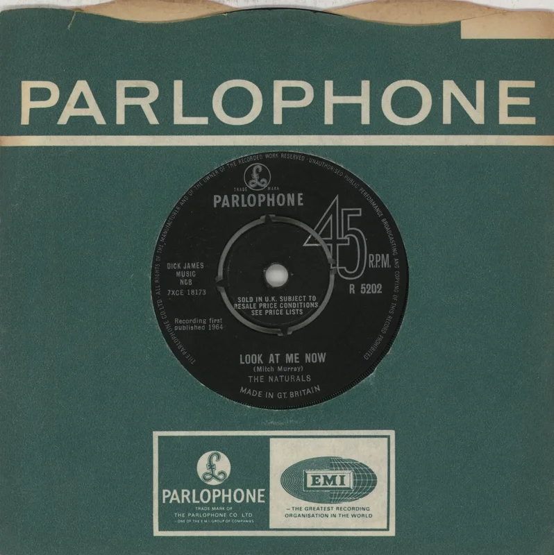The Naturals (UK 60s) Look At Me Now UK 7" vinyl