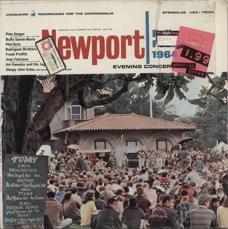 The Newport Folk Festival Newport Folk Festival 1964 - Evening Concerts Volume 1 UK Vinyl LP