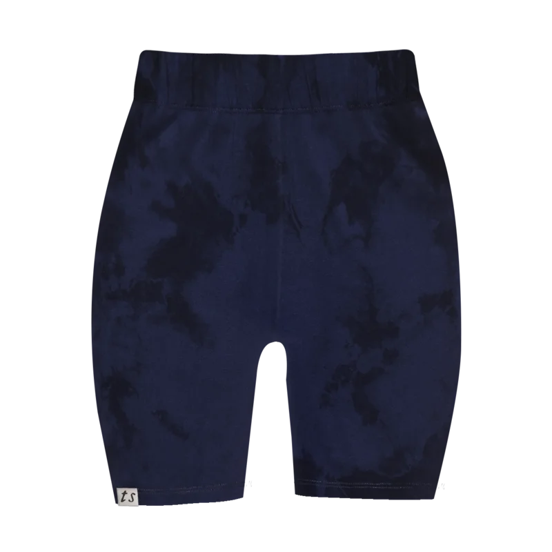 the "no other shade of blue" bike shorts