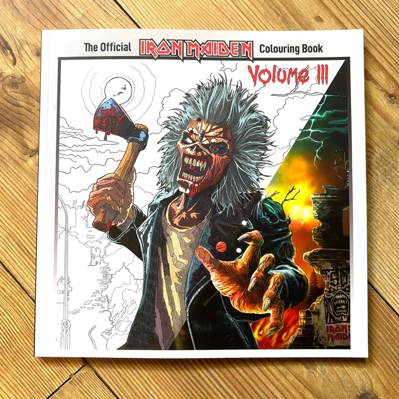 THE OFFICIAL IRON MAIDEN COLOURING BOOK VOL 3
