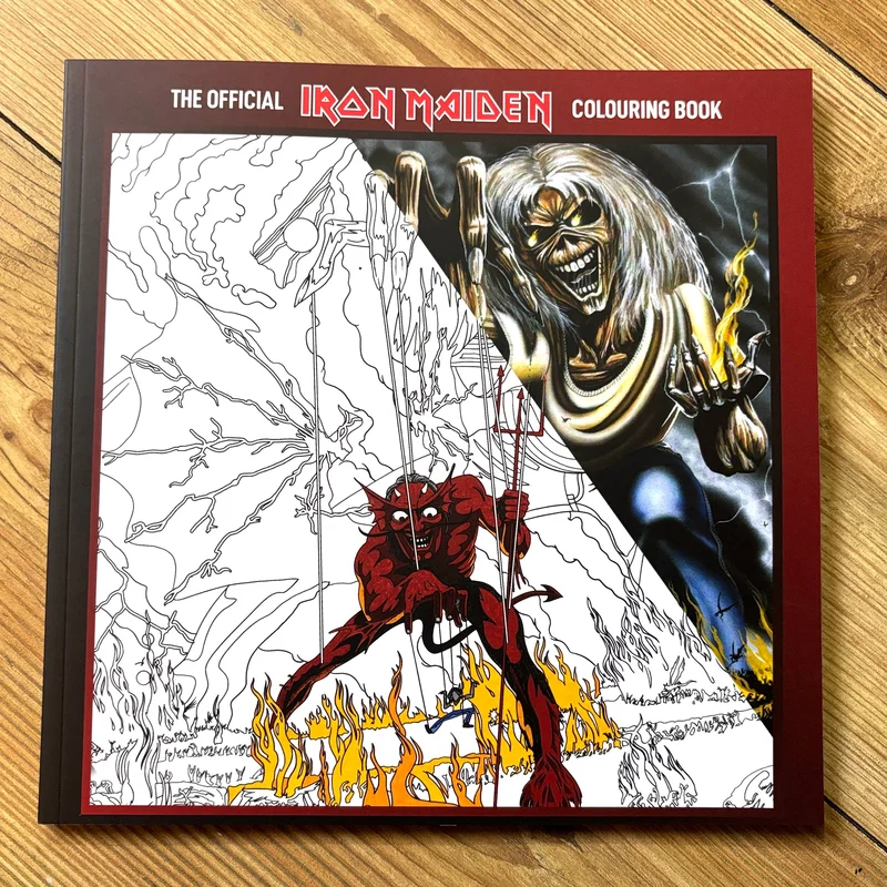 THE OFFICIAL IRON MAIDEN COLOURING BOOK