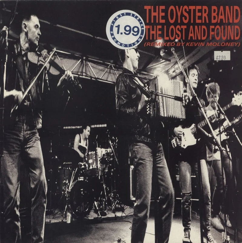 The Oyster Band The Lost And Found - Sticker UK 12" vinyl