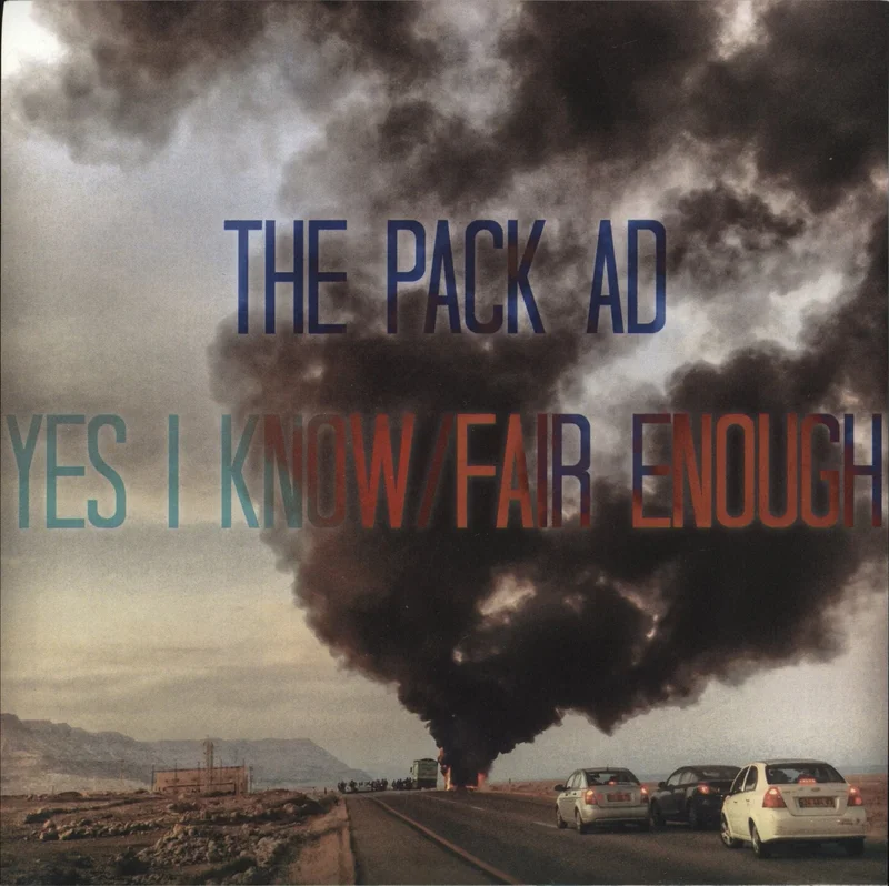 The Pack A.D. Yes I Know / Fair Enough - Red / Green & Blue Vinyl US 7" vinyl