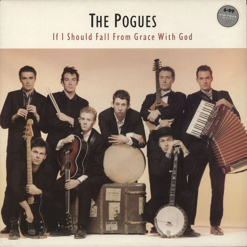 The Pogues If I Should Fall From Grace With God - price stickered UK Vinyl LP