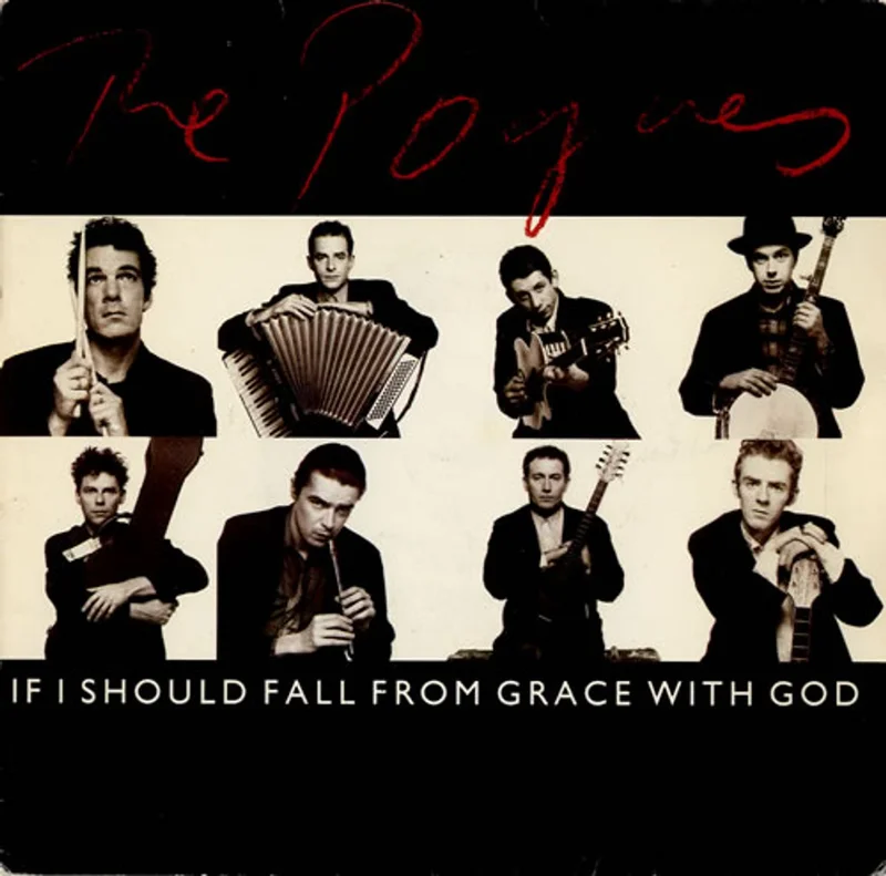 The Pogues If I Should Fall From Grace With God - White Vinyl UK 7" vinyl
