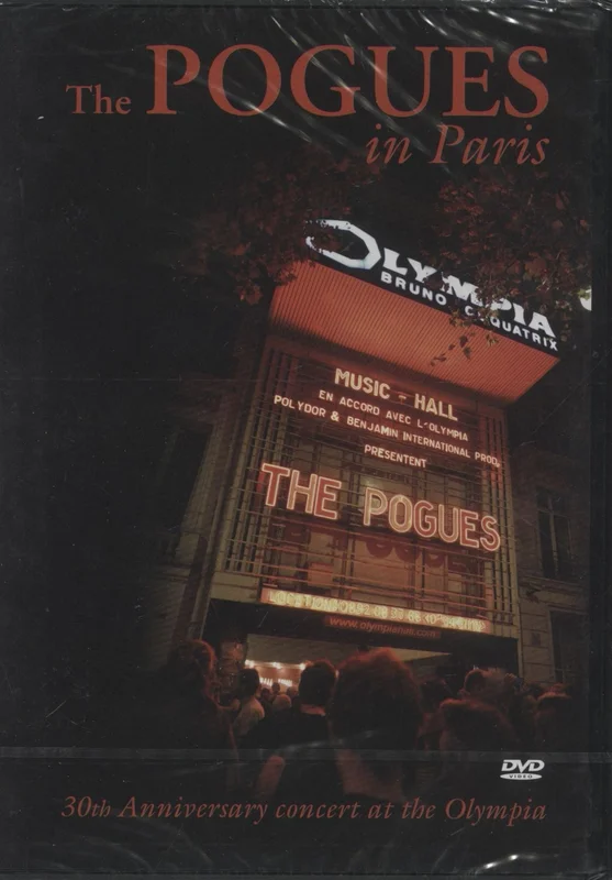 The Pogues In Paris - 30th Anniversary Concert At The Olympia - Sealed French DVD-Audio disc