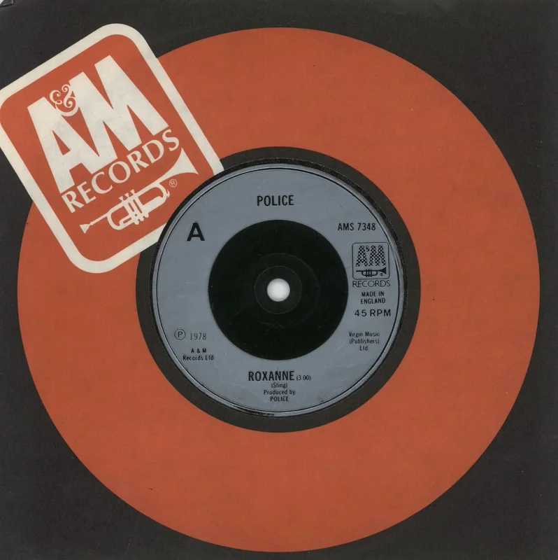 The Police Roxanne - Silver Injection UK 7" vinyl
