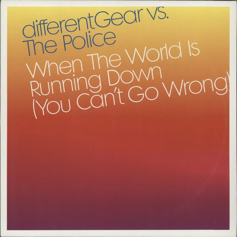 The Police When The World Is Running Down Dutch 12" vinyl