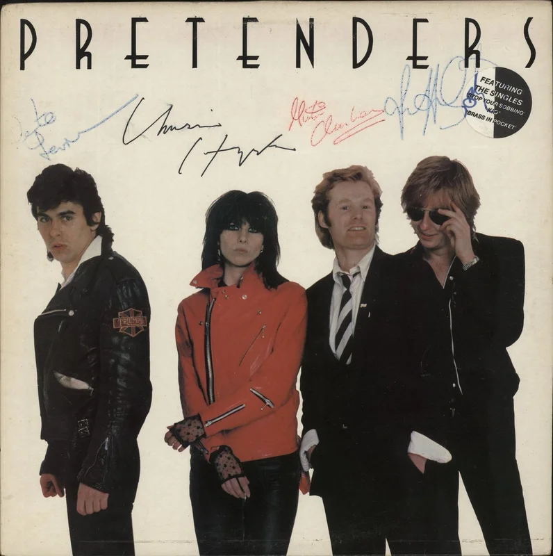 The Pretenders Pretenders - Fully Autographed - EX UK Vinyl LP