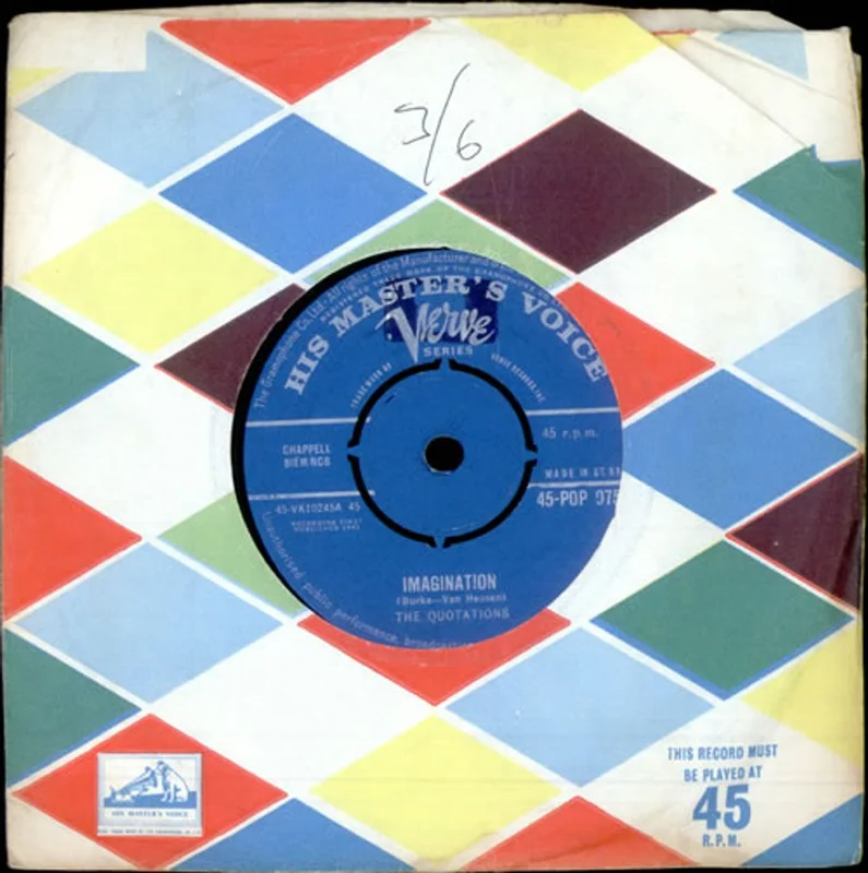 The Quotations Imagination UK 7" vinyl