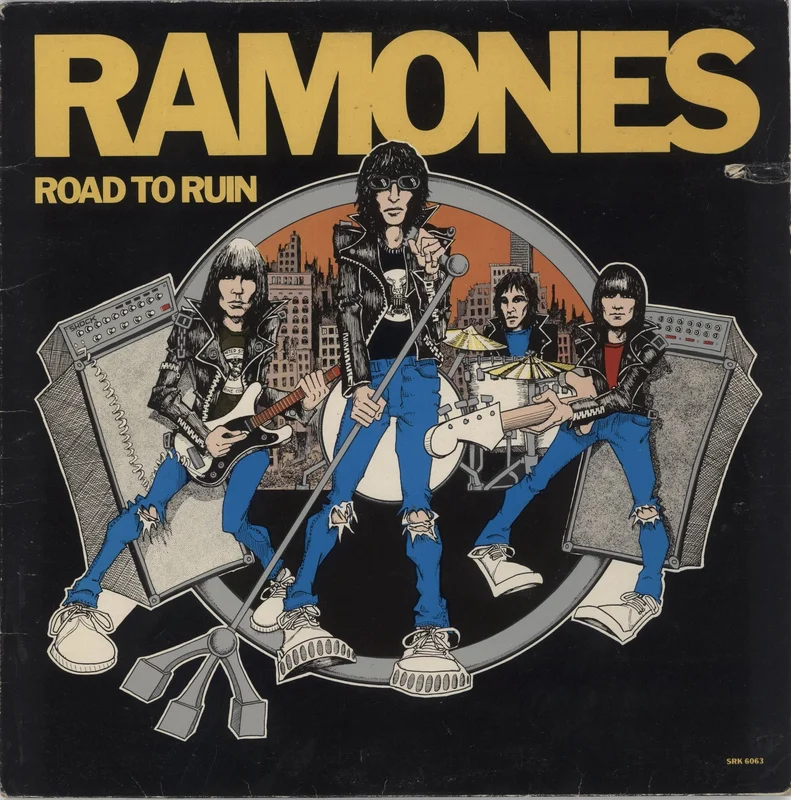 The Ramones Road To Ruin - Black vinyl - VG UK Vinyl LP