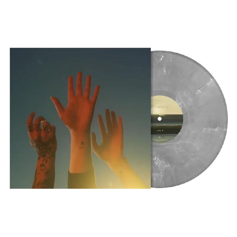 the record vinyl lp [Itd-edition silver vinyl]