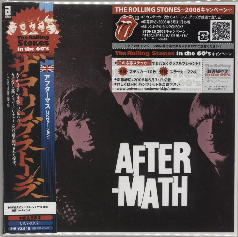 The Rolling Stones Aftermath [UK Version] Japanese CD album