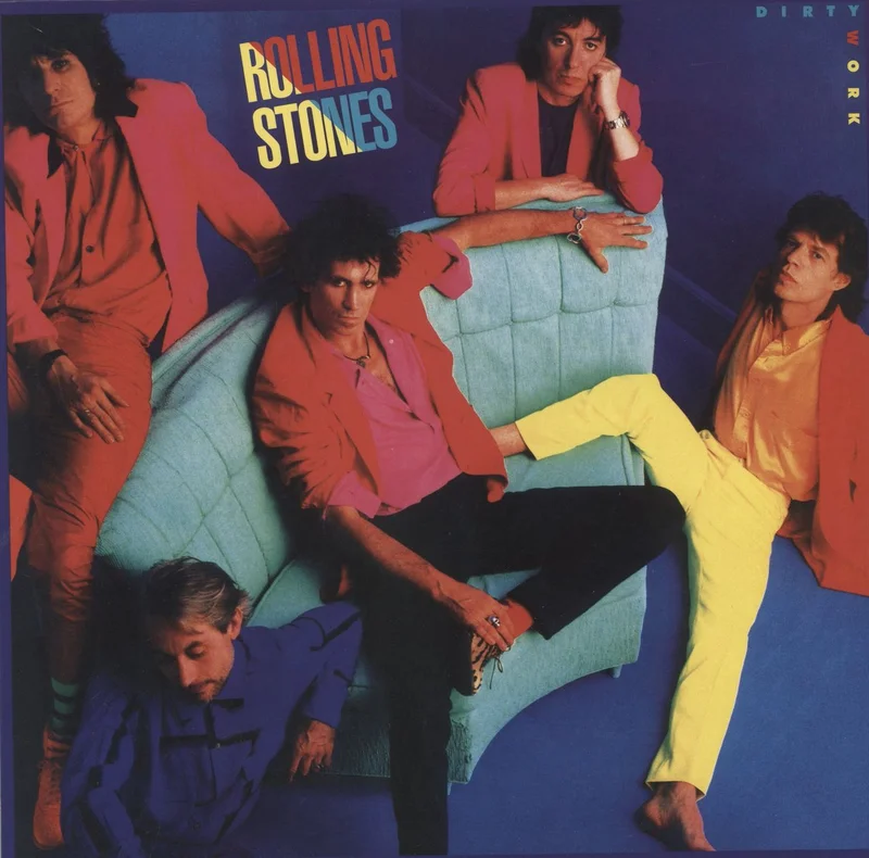 The Rolling Stones Dirty Work UK Vinyl LP