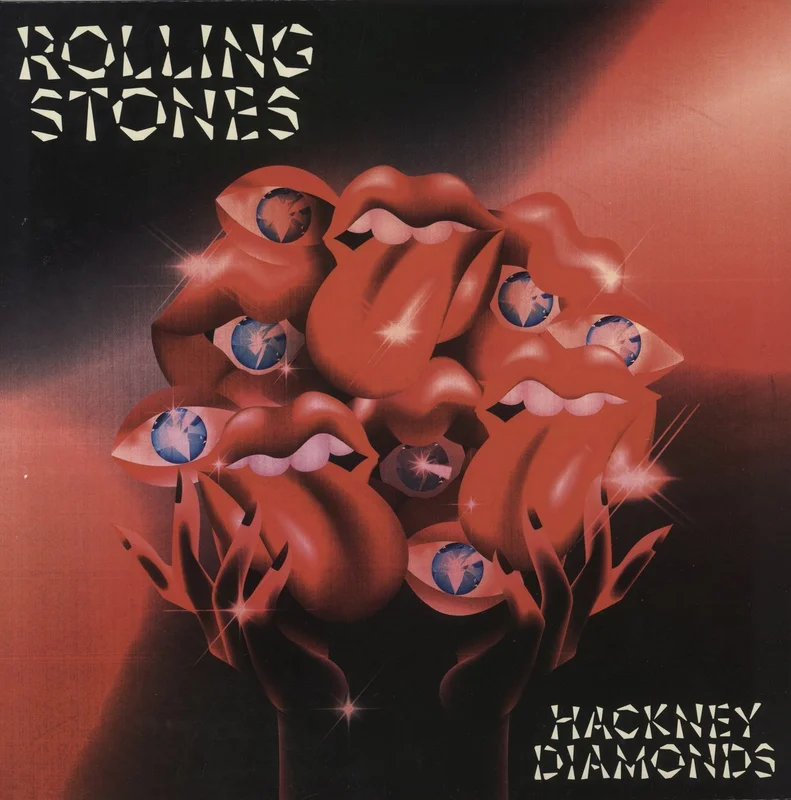The Rolling Stones Hackney Diamonds - Blue Vinyl & Alternate Cover Artwork UK Vinyl LP