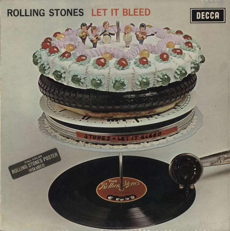 The Rolling Stones Let It Bleed - 5th - VG UK Vinyl LP