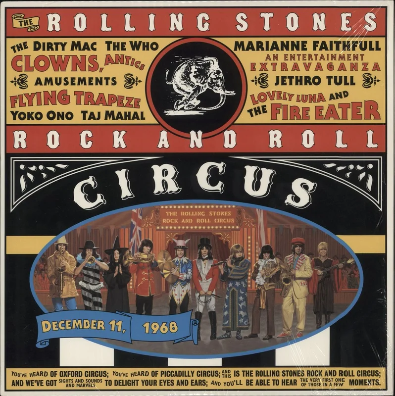 The Rolling Stones Rock And Roll Circus US Laserdisc