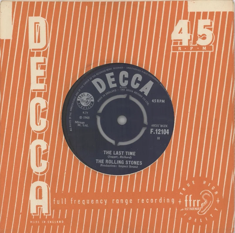 The Rolling Stones The Last Time - 1st [b] UK 7" vinyl