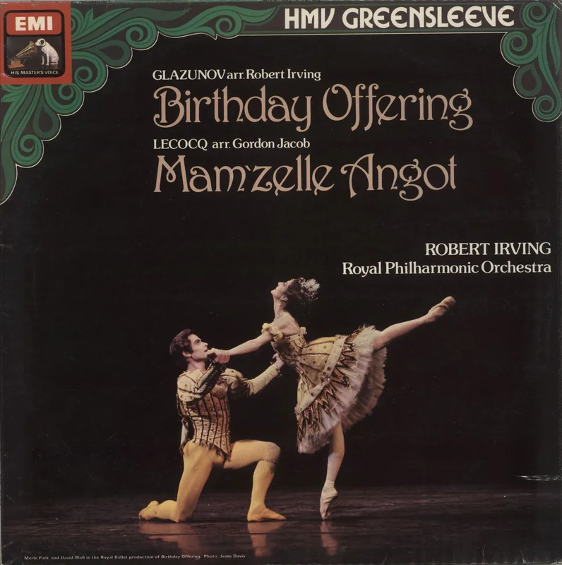 The Royal Philharmonic Orchestra Glazunov: Birthday Offering / Lecocq: Mam'zelle Angot UK Vinyl LP