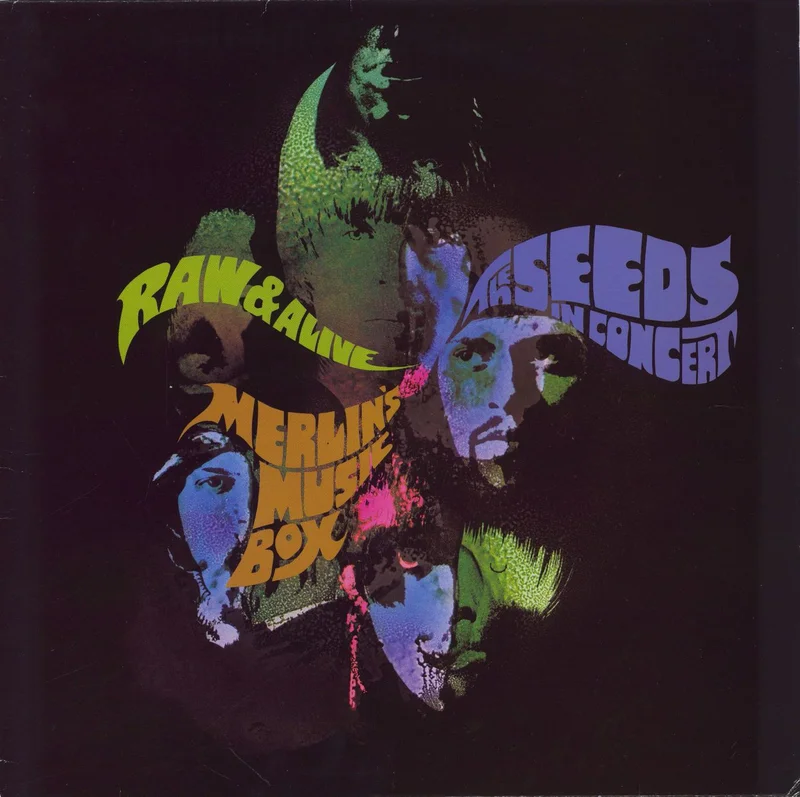 The Seeds Raw & Alive/ Merlin's Music Box - White Vinyl German Vinyl LP
