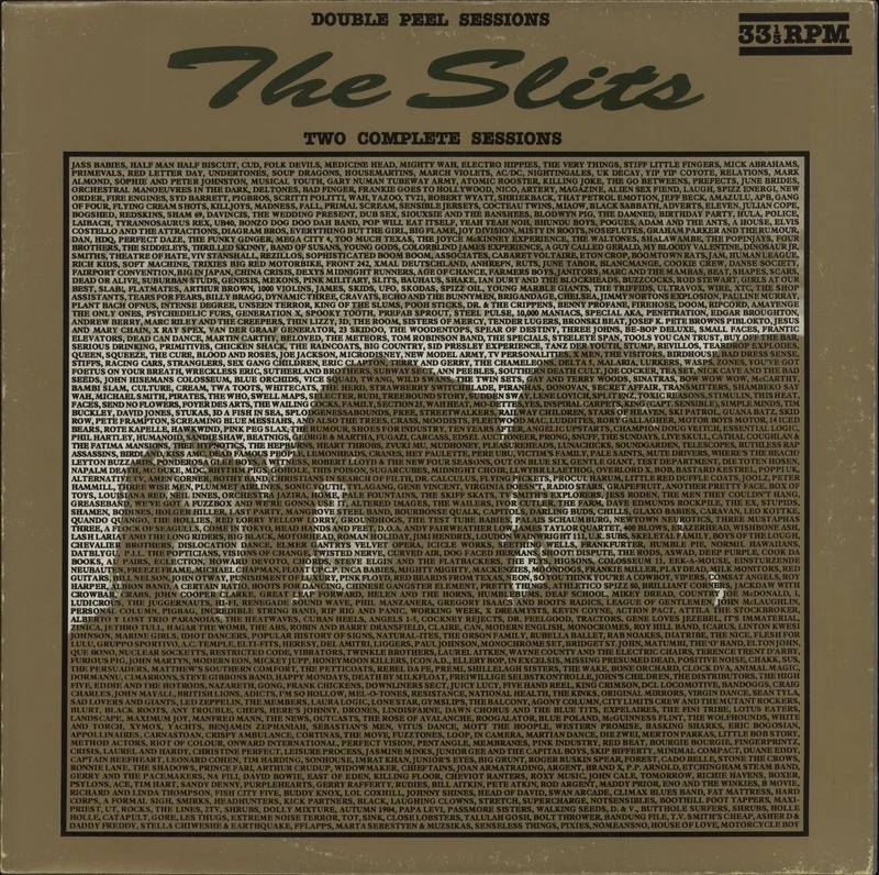 The Slits Double Peel Sessions UK Vinyl LP