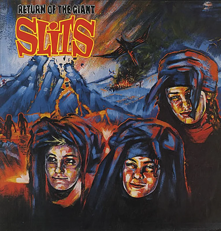 The Slits Return Of The Giant Slits - Gold Promo Stamped UK Promo Vinyl LP