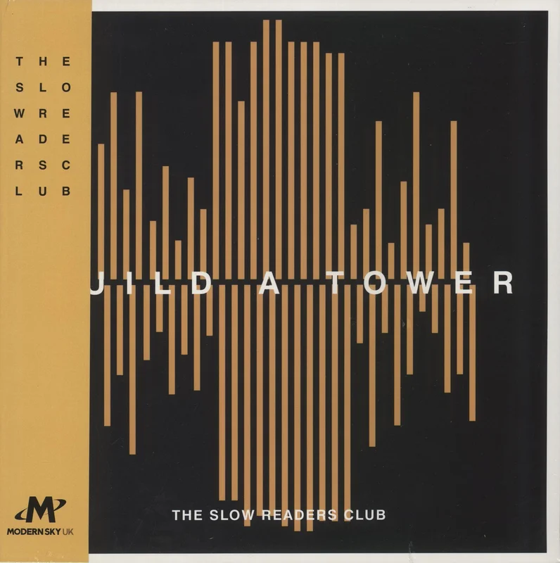 The Slow Readers Club Build A Tower - Marigold & Black Swirl Vinyl - Sealed UK Vinyl LP