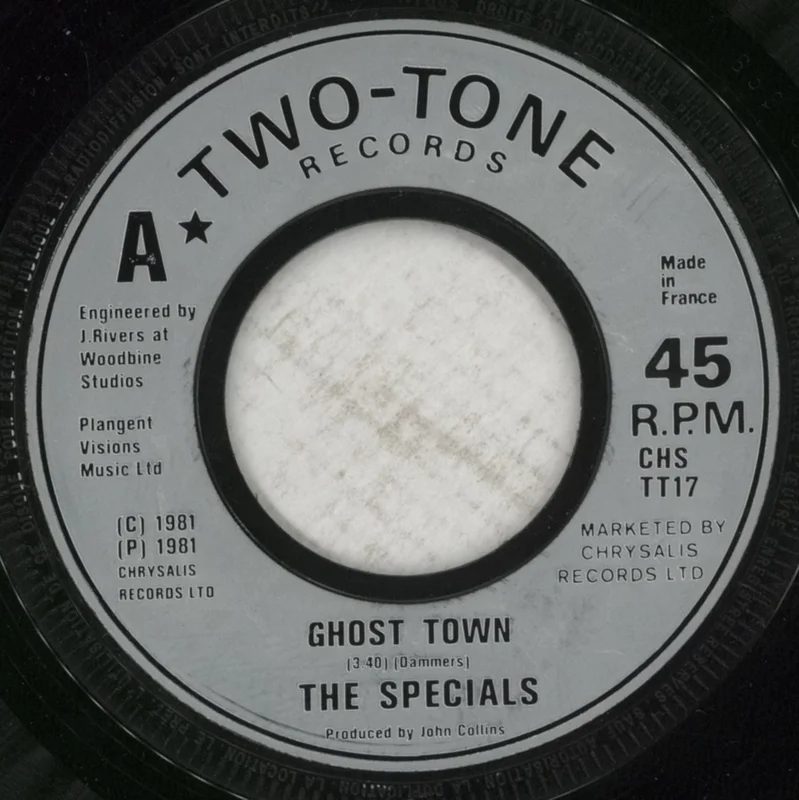 The Specials Ghost Town - Jukebox French 7" vinyl