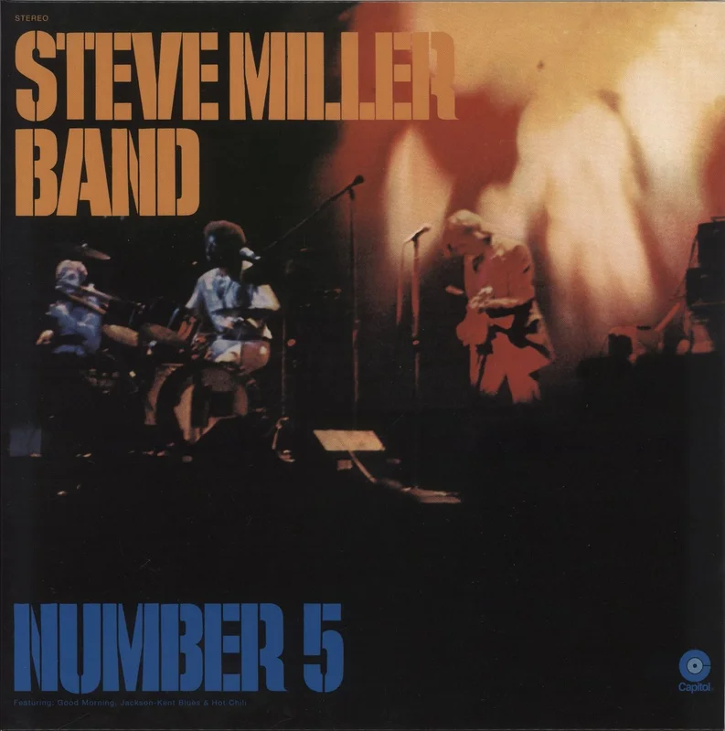 The Steve Miller Band Number 5 - Orange Vinyl UK Vinyl LP